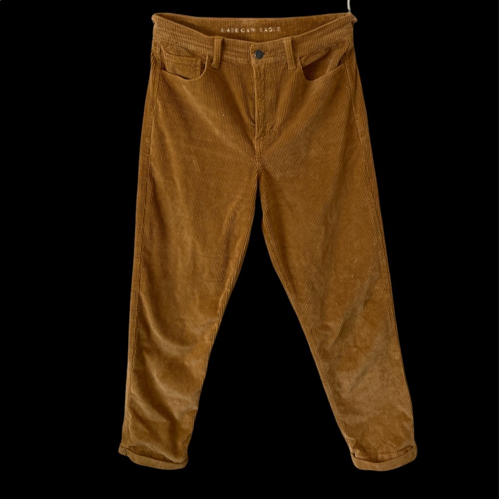 Corduroy American Eagle pants.